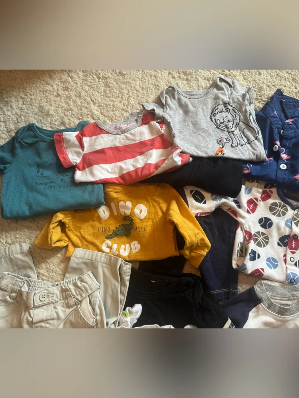 17 piece baby boy clothes lot 3-6 m